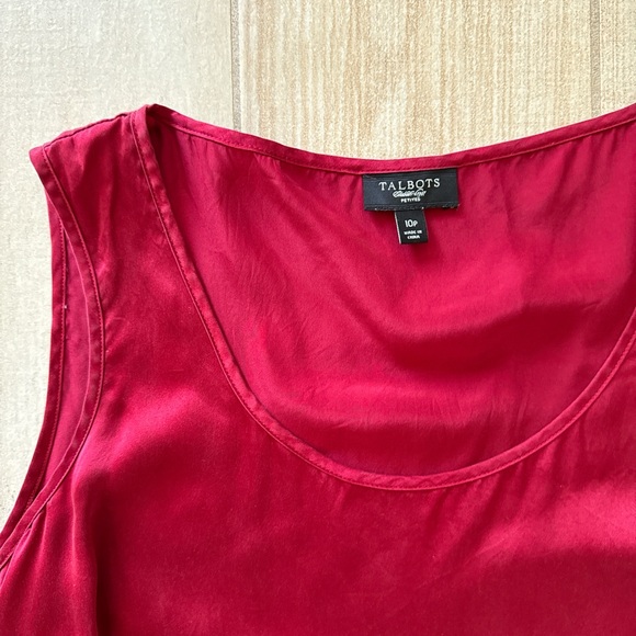 100% silk tank top - Picture 2 of 5